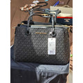 Michael Kors Τσάντα Χειρός Monogram Μαύρη
