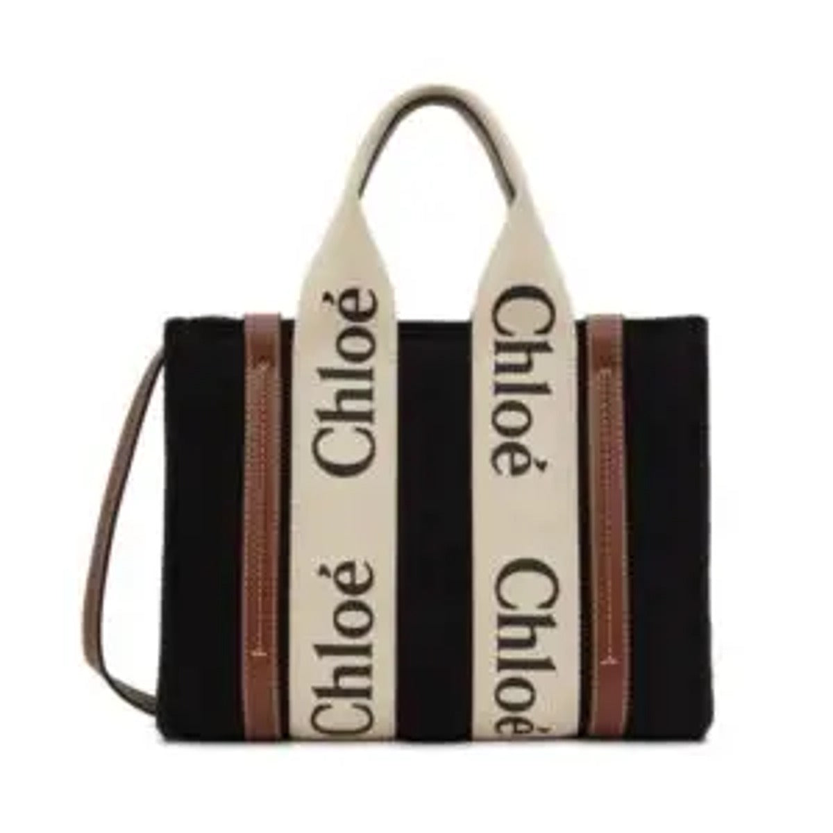 Chloé Woody Tote Μαύρη
