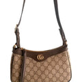 Gucci GG Supreme Τσάντα Ώμου Καφέ