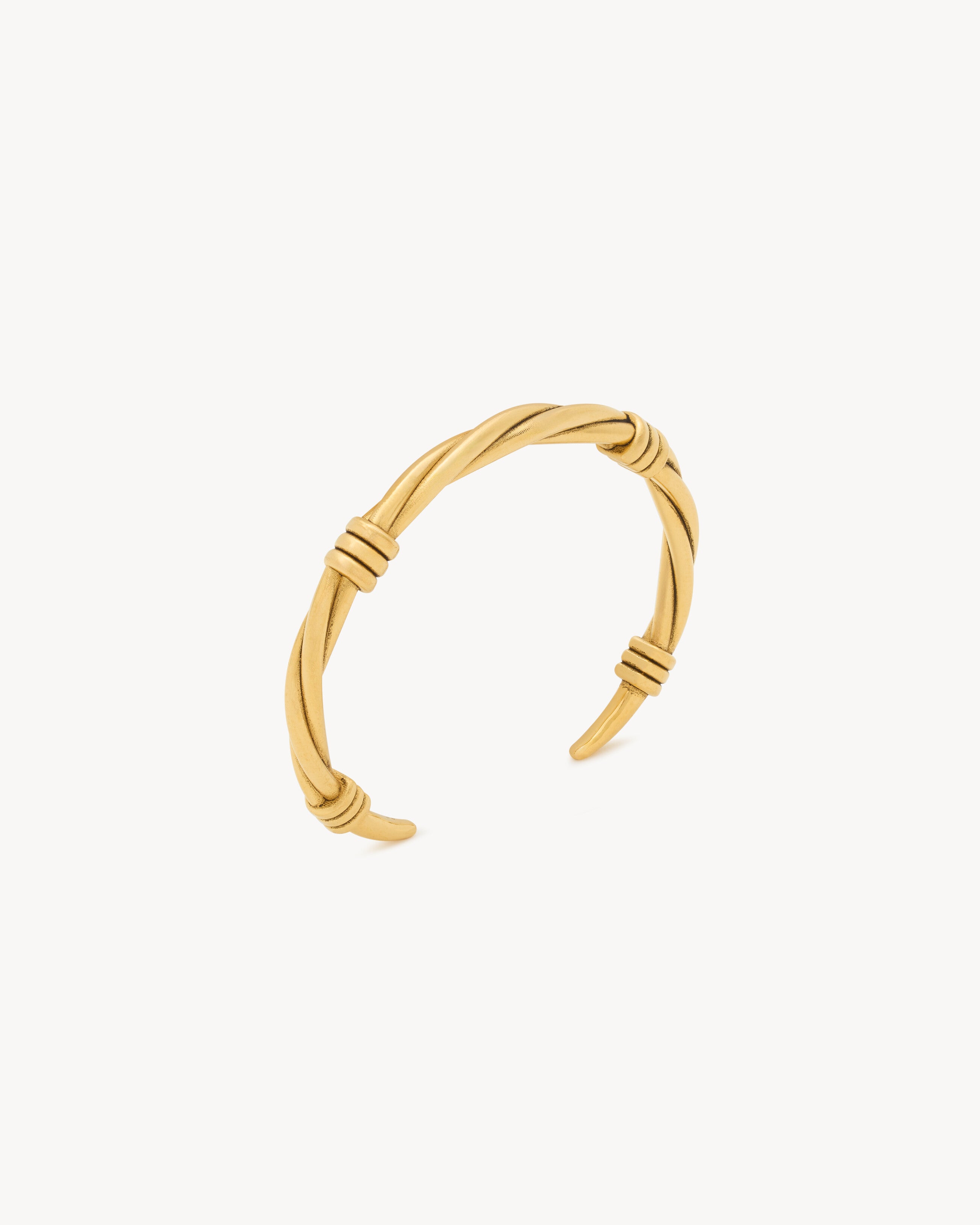 twist cuff in metal