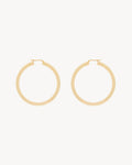 hoop earrings in metal