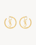 CASSANDRE hoop earrings in metal
