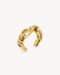 knot cuff in metal