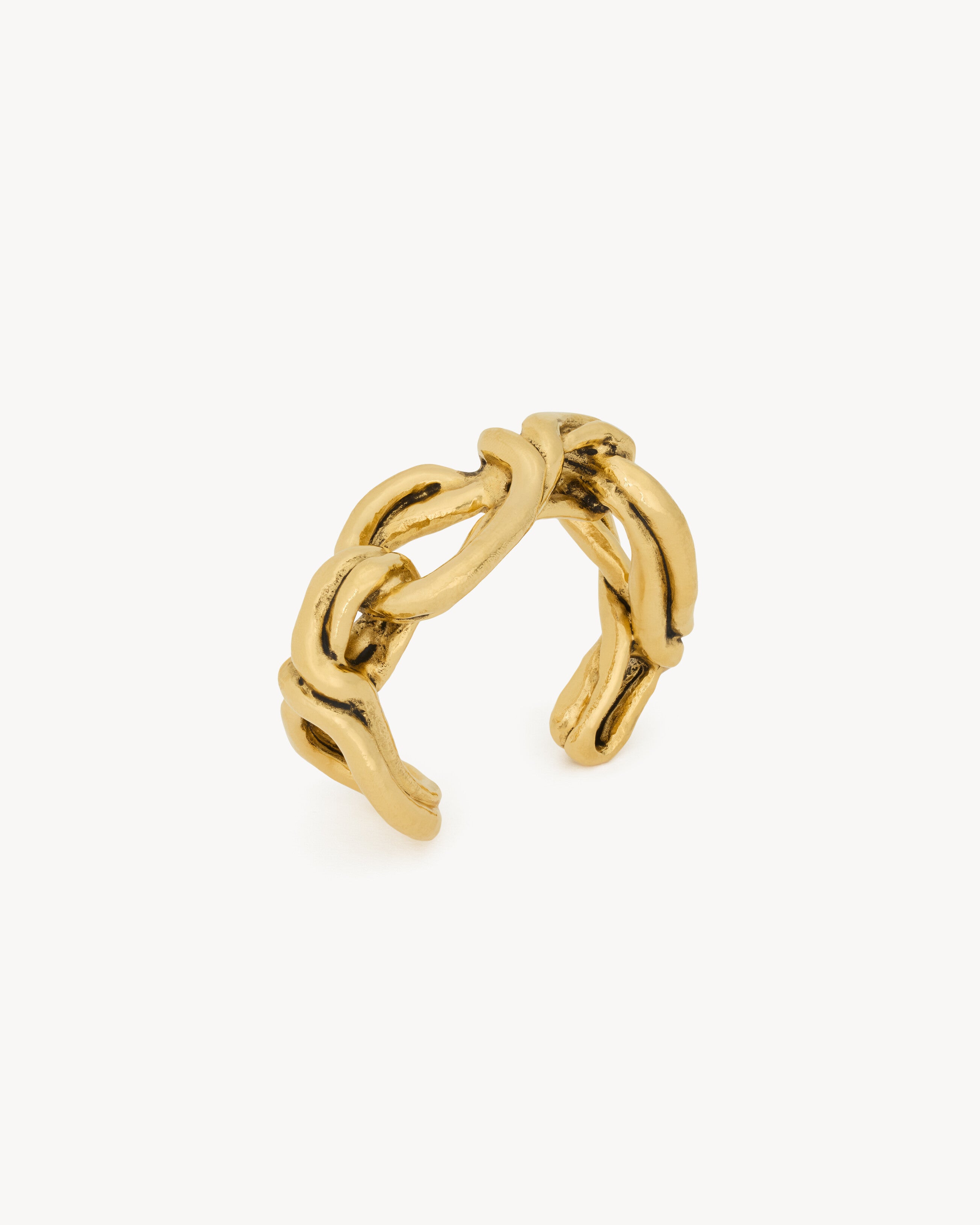 knot cuff in metal