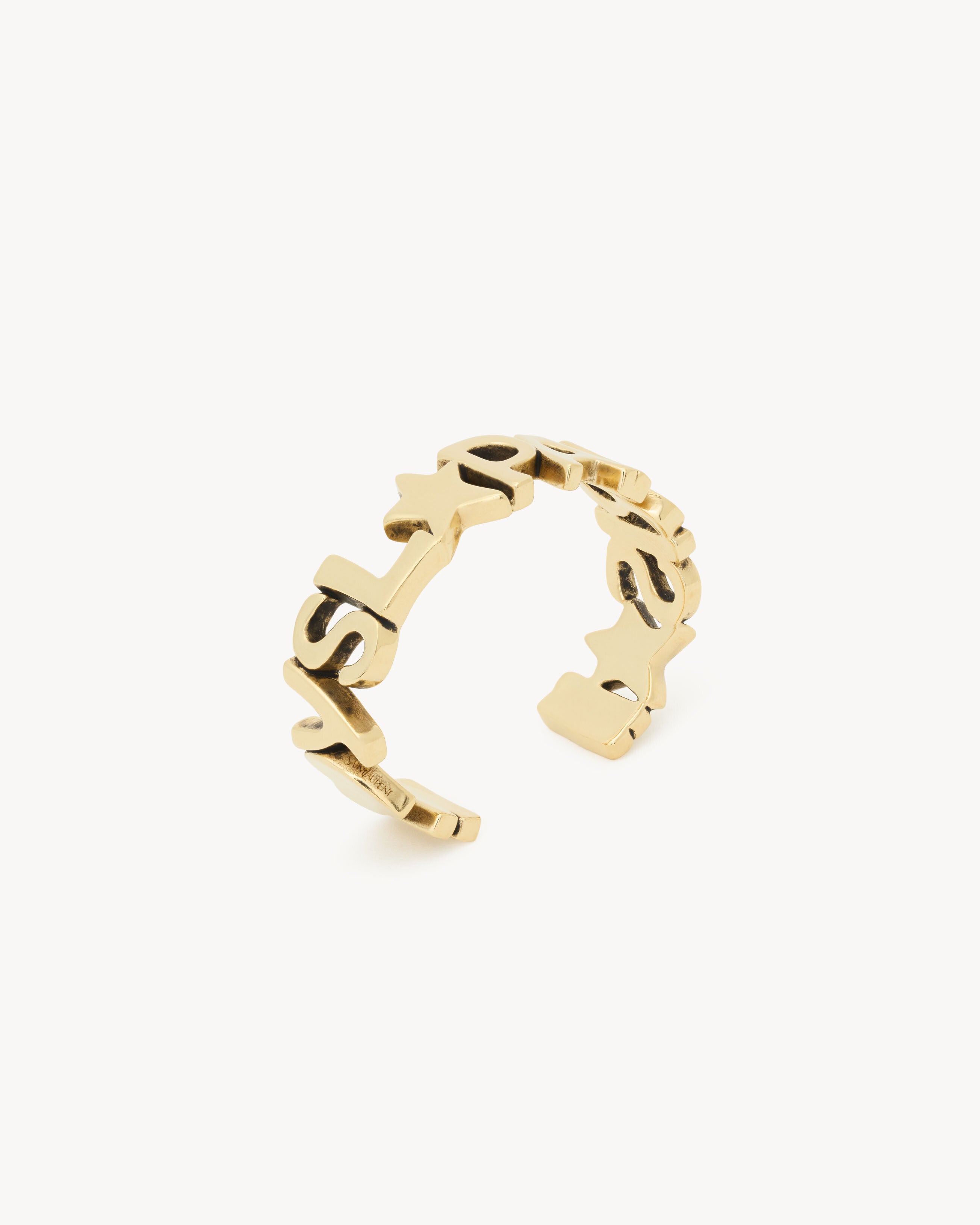 YSL PARIS cuff in metal