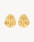 CASSANDRE crocodile earrings in metal