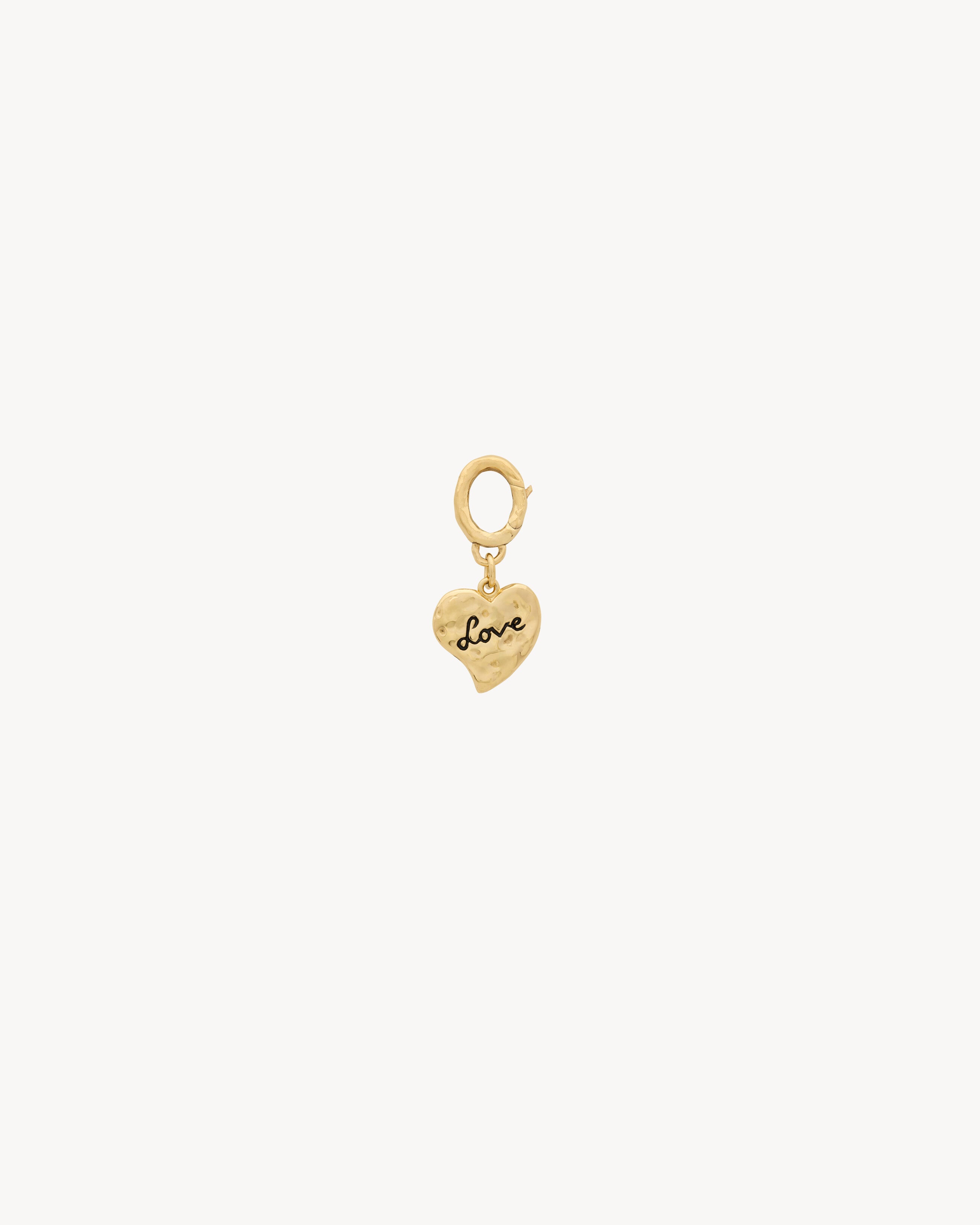 LOVE charm in metal