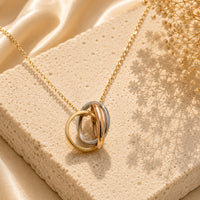 Cartier Κολιέ Trinity με Τρεις Κρίκους