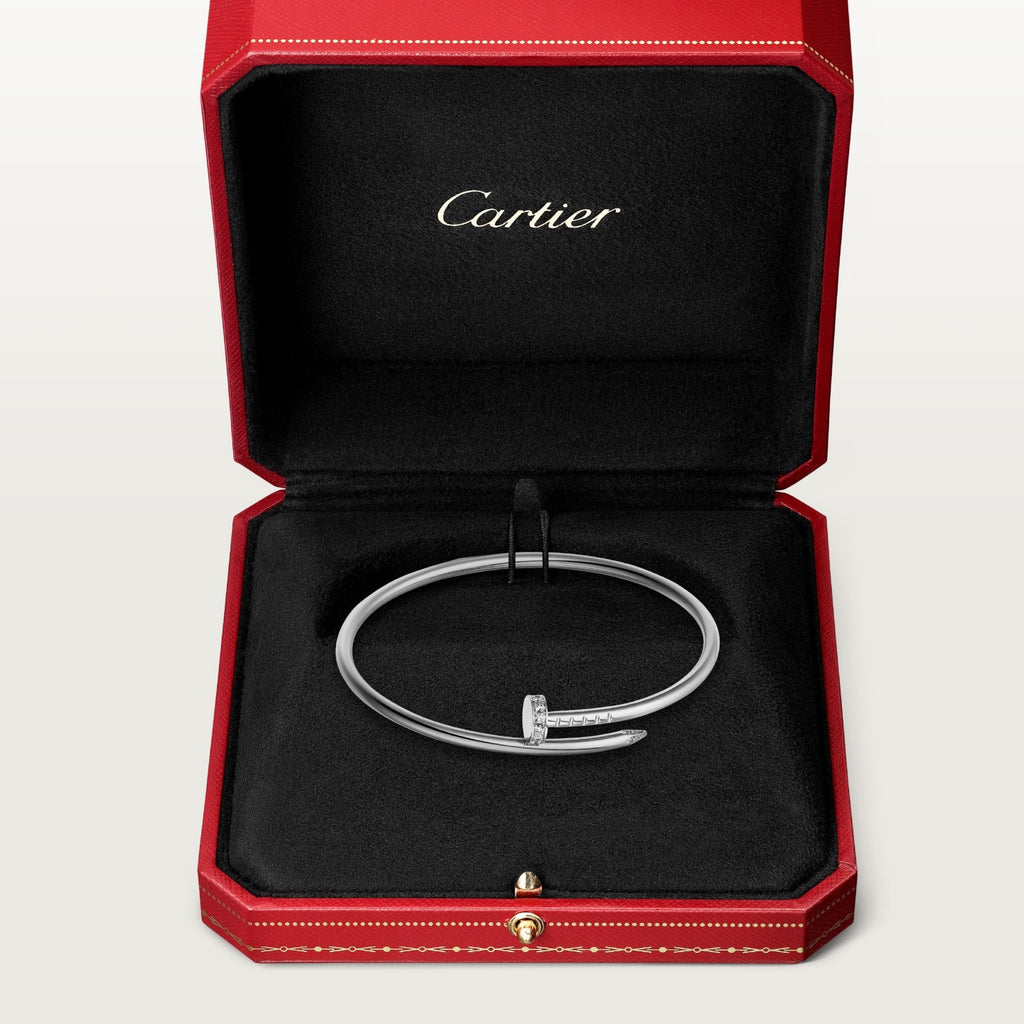 Juste un Clou bracelet, small model, diamonds