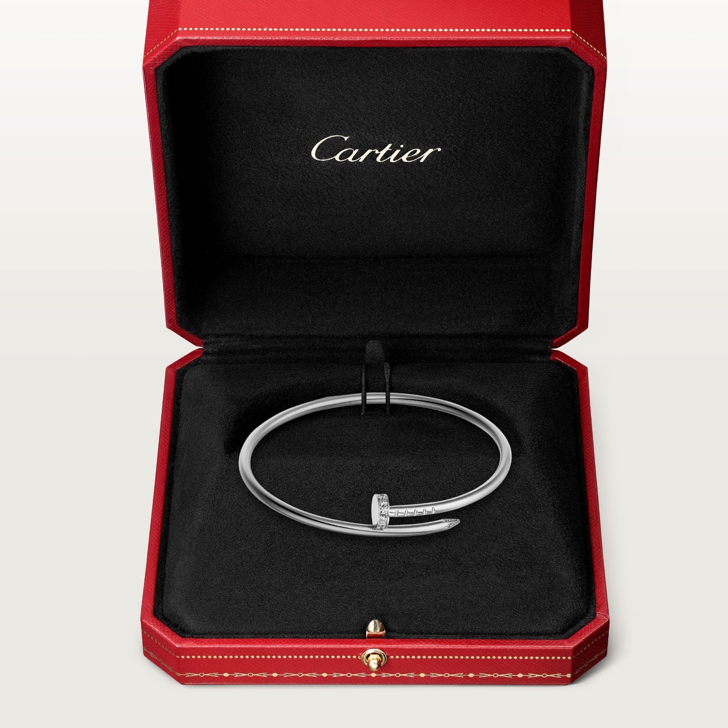 Juste un Clou bracelet, small model, diamonds