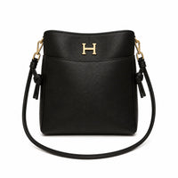 Hermes Δερμάτινος Crossbody Φάκελος με Μεταλλικό Black "H"