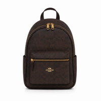 Coach Signature Canvas Backpack brown