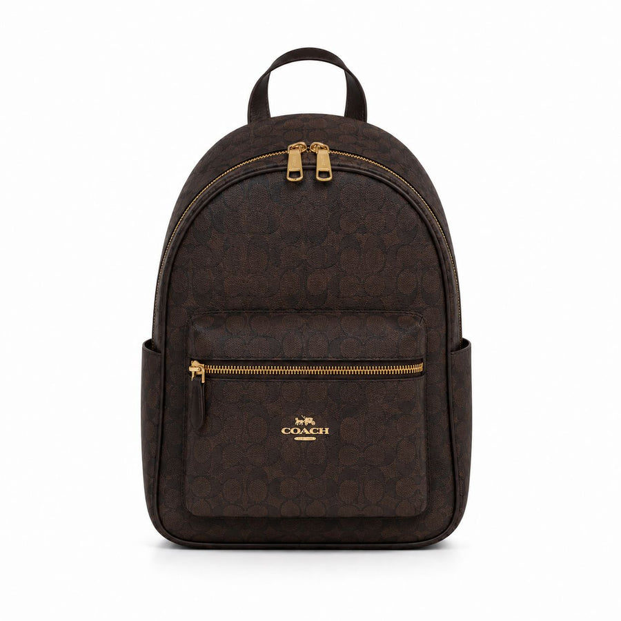 Coach Signature Canvas Backpack brown