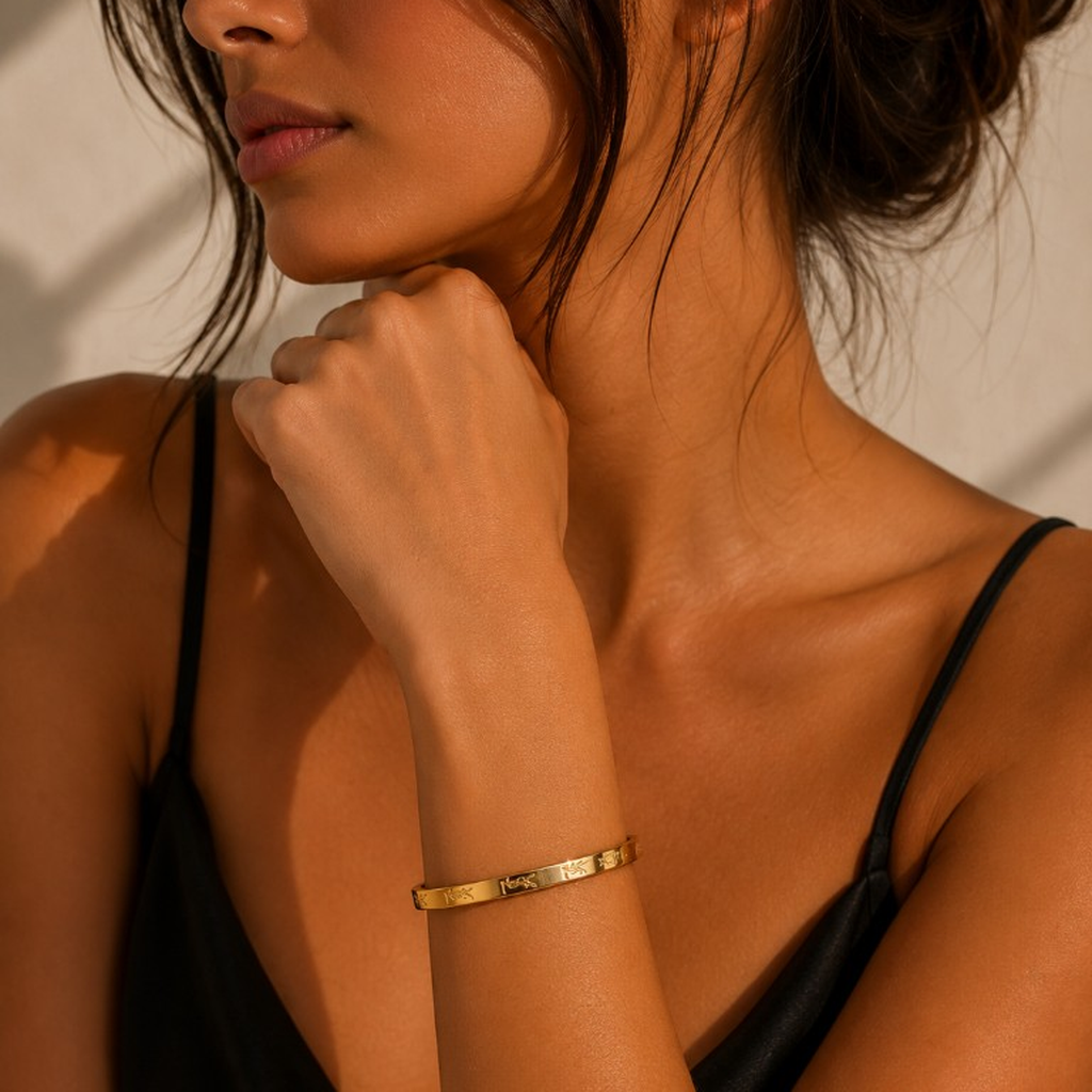 YSL βραχιόλι μονόγραμμα — lifestyle φωτογραφία 2