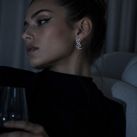 YSL σκουλαρίκια stud ασημί — evening lifestyle
