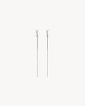 CASSANDRE threader earrings in metal