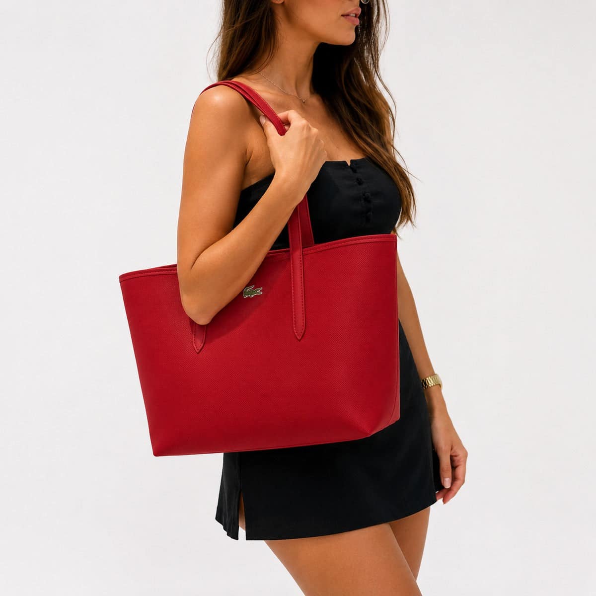 Lacoste L.12.12 Red Tote