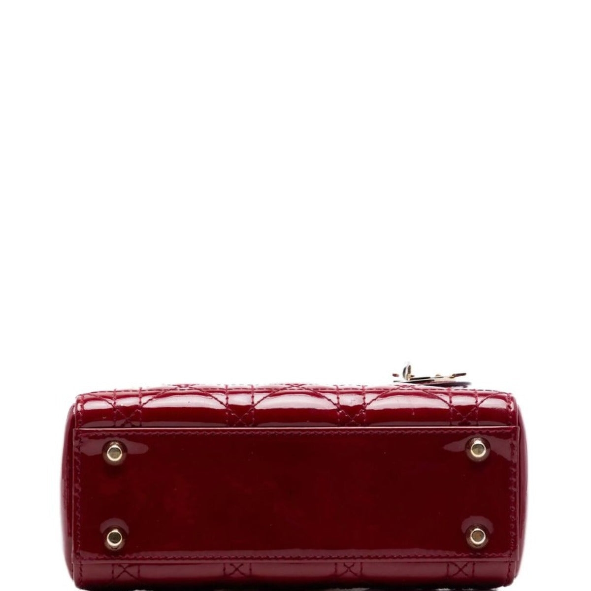 Dior Lady Dior Mini Cherry Red Quilted