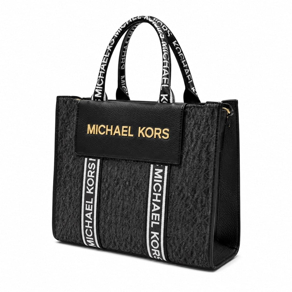Michael Kors Monogram Crossbody Cream Strap