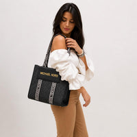Michael Kors Monogram Crossbody Cream Strap