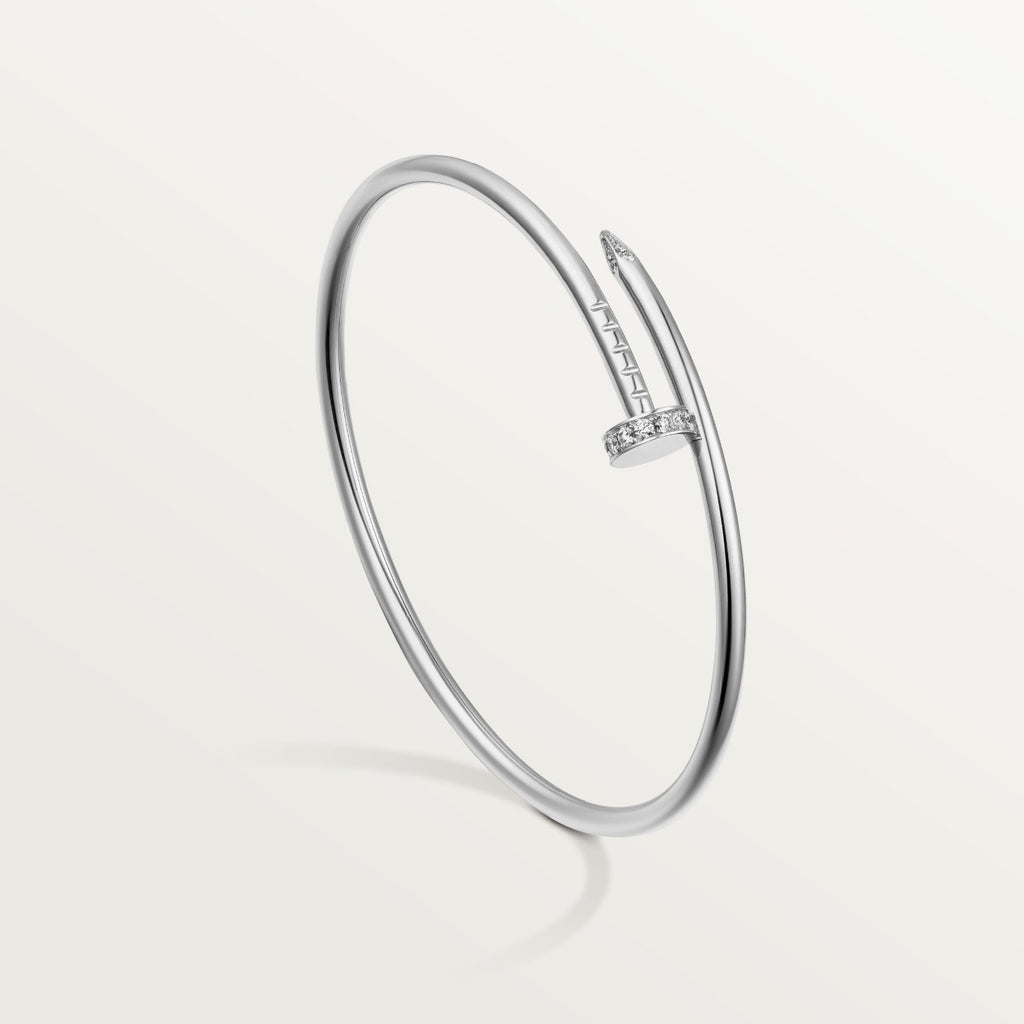 Juste un Clou bracelet, small model, diamonds
