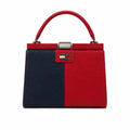 Tommy Hilfiger Τσάντα Χειρός Color-Block Μπλε & Κόκκινη