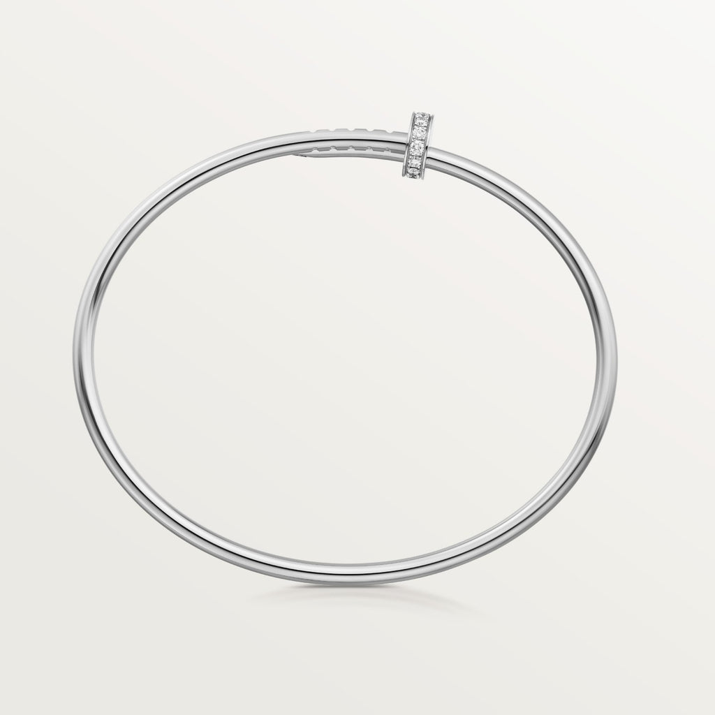 Juste un Clou bracelet, small model, diamonds
